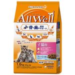 ユニ・チャーム AllWell 子猫用 フィッシュ味 挽き小魚とささみ フリーズドライパウダー入り 1.6kg（400g×4袋）【猫用】