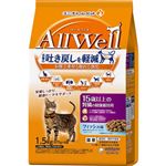 ユニ・チャーム AllWell 15歳以上の腎臓の健康維持用 フィッシュ味 挽き小魚とささみフリーズドライパウダー入り 1.5kg（375g×4袋）【猫用】