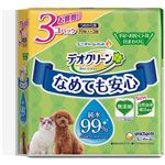 ユニ・チャーム デオクリーン 純水99%ウェットティッシュつめかえ用 70枚×3個パック