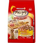 ユニ・チャーム グラン・デリ ふっくら仕立て 13歳以上用 鶏ささみ・ビーフ・緑黄色野菜・小魚・チーズ・角切りビーフ粒入り 700g（小分パック3袋入）【犬用】