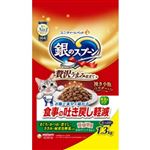 ユニ・チャーム 銀のスプーン 贅沢うまみ仕立て 食事の吐き戻し軽減フード まぐろ・かつお・煮干し・ささみ・緑黄色野菜入り 1.3kg（小分けパック4袋）【猫用】