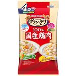 ユニ・チャーム グラン・デリ 鶏ささみ パウチ ほぐし 13歳以上用 バラエティ 緑黄色野菜入り、チーズ入り 80g×4個【犬用】