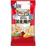 ユニ・チャーム グラン・デリ 100%国産鶏肉 パウチ ジュレ 13歳以上用 緑黄色野菜入り、チーズ入り 80g×4個【犬用】