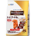ユニ・チャーム ベストバランス カリカリ仕立て トイ・プードル用 7歳以上用 1.8kg（450g×4袋）【犬用】