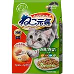 ユニ・チャーム ねこ元気 全成長段階用 お魚と野菜入りミックス まぐろ・かつお・白身魚・緑黄色野菜入り 2kg（小分パック4袋入）【猫用】
