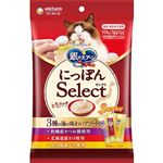 ユニ・チャーム 銀のスプーン おやつ にっぽんSelect 3種の海の味わいアソート かつお節&さけ&ぶり使用 108g（6g×18本入）【猫用】