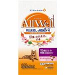 ユニ・チャーム AllWell 10種の自然素材 15歳以上の腎臓の健康維持用 サーモン＆ツナ味 600g（300g×2袋）【猫用】