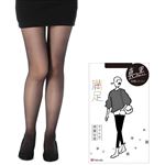 福助 満足 マットできれいな黒 ノンランゾッキ クロ L～LL
