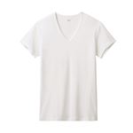 グンゼ YG NEXTRA DRYDEO コットン VネックTシャツ シロ L