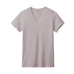 グンゼ YG NEXTRA DRYDEO コットン VネックTシャツ グレー M