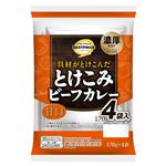 トップバリュベストプライス とけこみビーフカレー 甘口 170g×4袋入