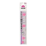 トップバリュ 直定規 15cm ラベンダー