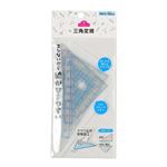 トップバリュ 三角定規 2点セット 目盛寸法10cm