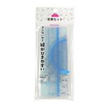 トップバリュ 定規セット ブルー