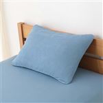 HOME COORDY のびのびまくらカバー ブルー 35×50・43×63cmまくら用