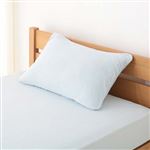HOME COORDY のびのびまくらカバー ライトブルー 35×50・43×63cmまくら用