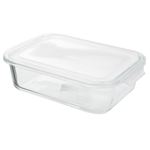 HOME COORDY 耐熱ガラス保存容器 長方形 L 1500ml