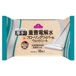 トップバリュ 重曹電解水フローリングワイパー用ウェットシート 厚手タイプ 18枚入