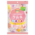 トップバリュベストプライス くちどけのよいラムネ 4種のアソート 120g
