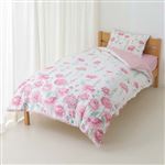 HOME COORDY 綿混 掛ふとんカバー プリント シングルロング ピンク 150×210cm 掛ふとん用