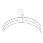 HOME COORDY シャツ用ノンスリップハンガー アーチ型3本組