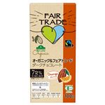 トップバリュグリーンアイ オーガニック オーガニック&フェアトレード ダークチョコレート カカオ72% オレンジ 100g