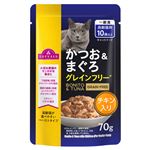 トップバリュ 高齢猫用 10歳以上 かつお&まぐろ グレインフリー チキン入り 70g【猫用】