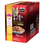 トップバリュ 成猫用 かつお&まぐろ グレインフリー 70g×12袋入【猫用】