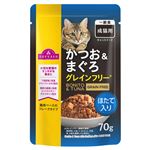 トップバリュ 成猫用 かつお&まぐろ グレインフリー ほたて入り 70g【猫用】