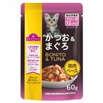 トップバリュ 子ねこ用 12ヵ月まで かつお&まぐろ 鶏肉ベース 60g【猫用】