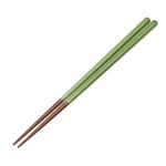 HOME COORDY 若狭塗箸 彩 抹茶色 23cm
