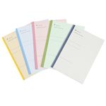 トップバリュ まとめやすい罫線ノートB罫 B5 5冊組