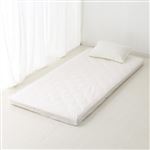 HOME COORDY 綿混白フラットシーツ ホワイト 153cm×255cm