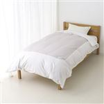 HOME COORDY 綿白掛ふとんカバー シングルロング ホワイト 150cm×210cm