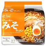 THE all-time NOODLES みそラーメン 88g×5袋入