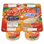 トップバリュ ベストプライス りんごとみかんヨーグルト 脂肪ゼロ 70g×4個組