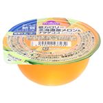 トップバリュ おいしく糖質コントロール 低カロリー北海道メロン&ナタデココ入りゼリー 153g
