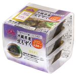 トップバリュ 沖縄県産生もずく 米黒酢入り 70g×3個組