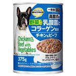 トップバリュベストプライス 野菜入りチキン&ビーフ 高齢犬用 375g【犬用】