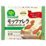 トップバリュベストプライス モッツァレラとろけるスライスチーズ うす切りタイプ 15g×12枚入