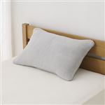 HOME COORDY のびのびまくらカバー パイル グレー 50×70cmまくら用