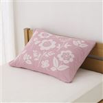 HOME COORDY のびのびまくらカバー パイルジャガード ピンク 35×50cmまくら用