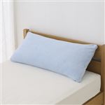 HOME COORDY のびのびまくらカバー パイル ブルー 43×90cmまくら用
