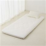 HOME COORDY フラットシーツ（ツイル）ホワイト シングル・シングルロング敷ふとん用