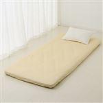 HOME COORDY フラットシーツ（ツイル）ベージュ シングル・シングルロング敷ふとん用