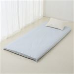 HOME COORDY ワンタッチシーツ（平織）ブルー 100×210cm敷ふとん用