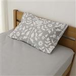 HOME COORDY まくらカバー（オーナメント柄）グレー 43×63cmまくら用