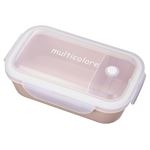 HOME COORDY ふんわり盛れるシンプルランチボックス ピンク 500ml