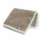 HOME COORDY 今治製タオルハンカチ ミックス調 ブルーグリーン 25×25cm