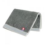 HOME COORDY 今治製タオルハンカチ リバーシブル グレー 25×25cm